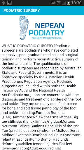 【免費醫療App】Nepean Podiatry-APP點子