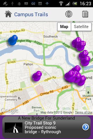 【免費教育App】Sunderland Campus Trails-APP點子