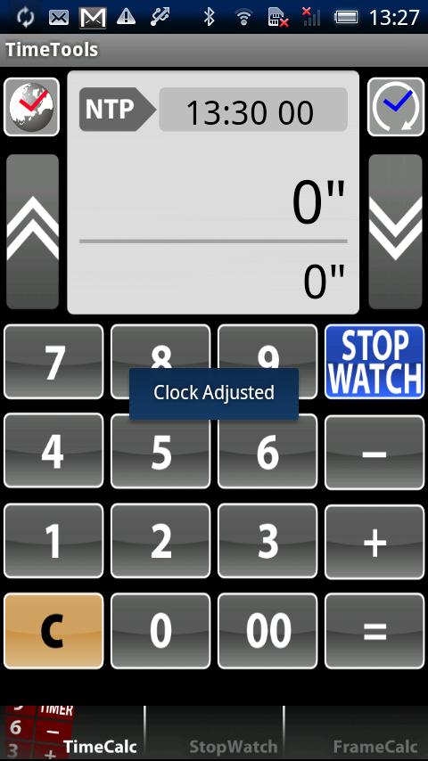 Android application TimeTools screenshort