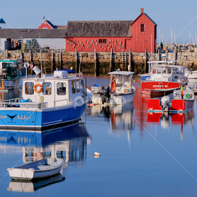 Rockport at Dusk by Jean-Pierre Ducondi - Landscapes Waterscapes