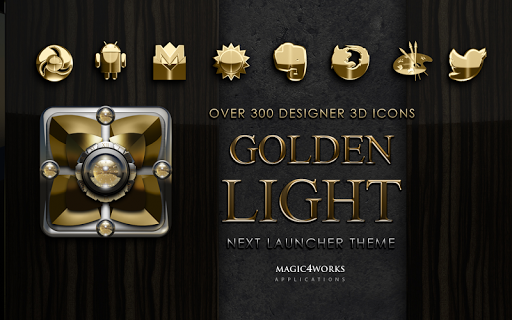 免費下載個人化APP|Next Launcher Theme Gold Light app開箱文|APP開箱王