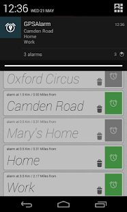 Free GPS Alarm Screenshots 1