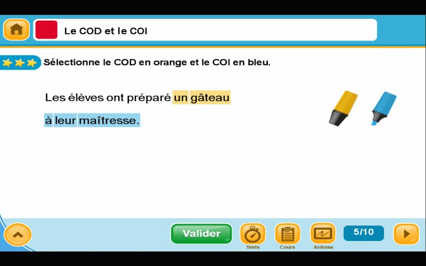 ExoNathan Français CM2 Screen 3