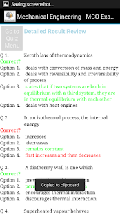 Mechanical Engineering MCQ Screenshots 3