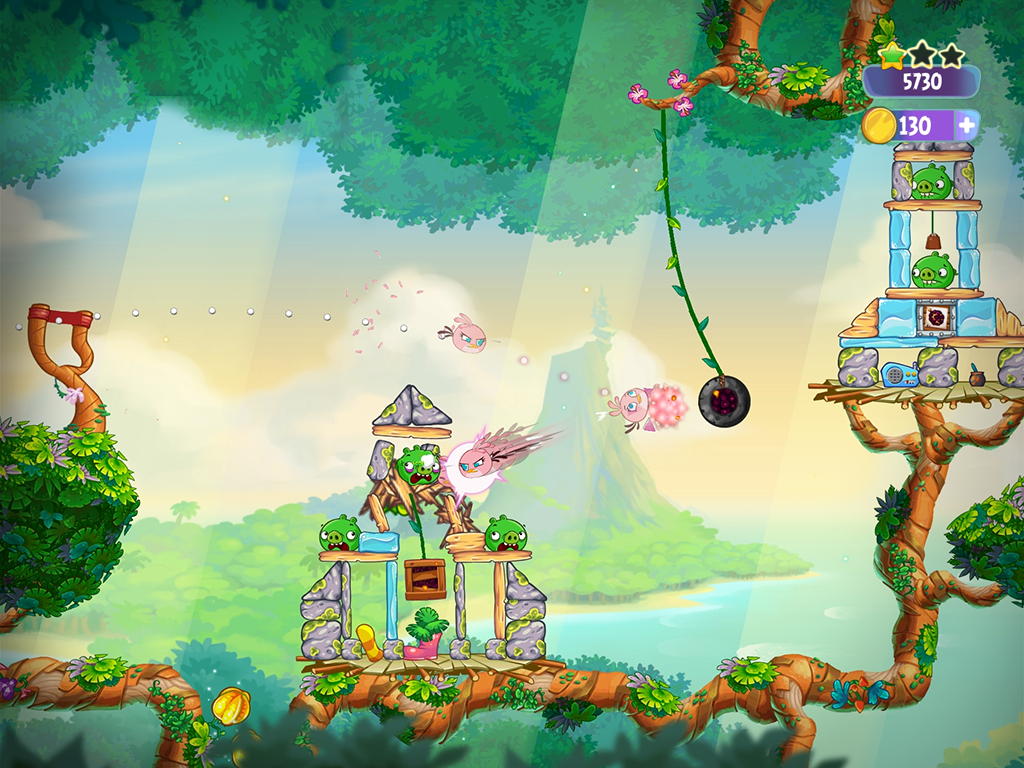 Angry Birds Stella - screenshot