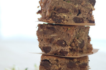 Dark Chocolate Zucchini Brownies