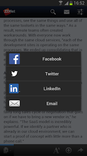 ZDNet Mobile - screenshot thumbnail