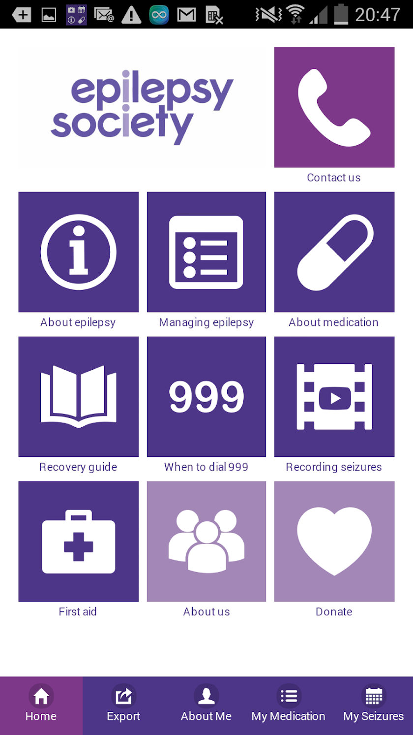 Epilepsy Tool Kit Screen 2
