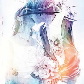 colorful kiss by Terenti Bittner - People Couples