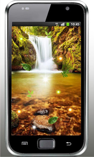 Waterfall Sunset livewallpaper