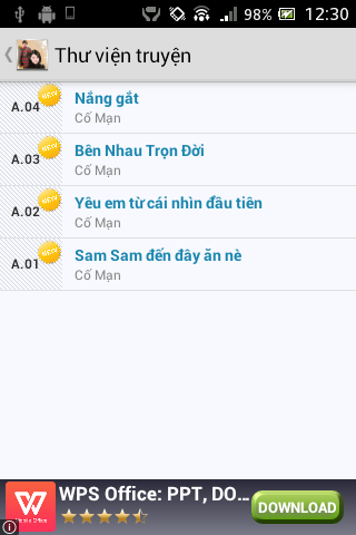 【免費書籍App】Tiểu thuyết Cố Mạn tổng hợp-APP點子