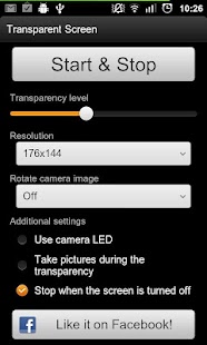 Transparenter Bildschirm PRO - screenshot thumbnail