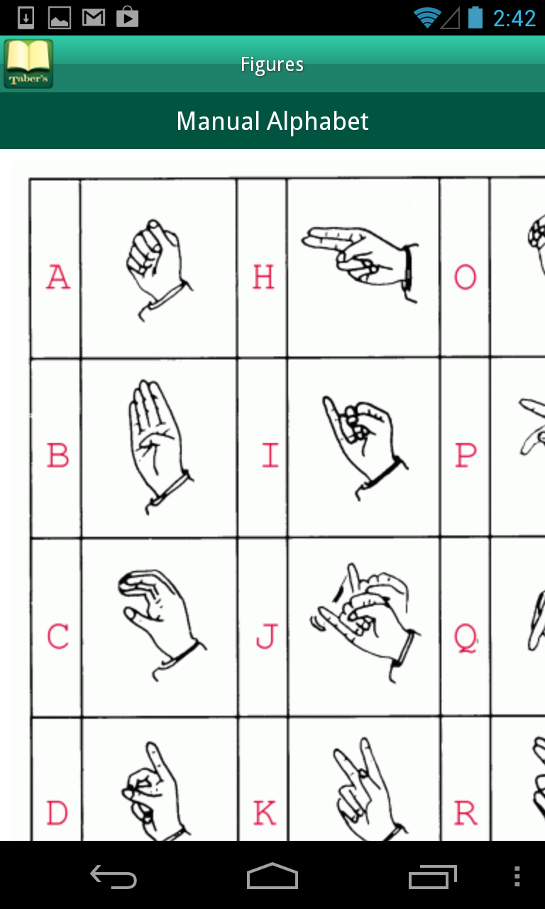 Tabers Medical Dictionary 22 Screen 3