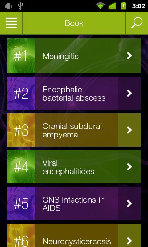 Neuroinfect App Screen 3