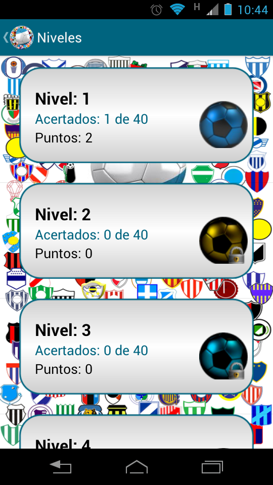 Escudos de Fútbol Argentino Screen 2