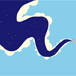 Flying whale eats space octopus