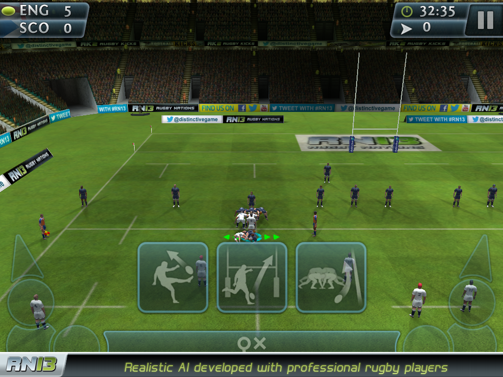 Nações de Rugby 13 - Screenshot