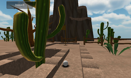 Mini golf games Cartoon Desert Screenshots 3
