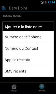Blocage des Appels et SMS Pro - screenshot thumbnail