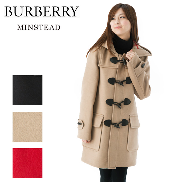 BURBERRYウール100%ブランケット厚手（レッド）