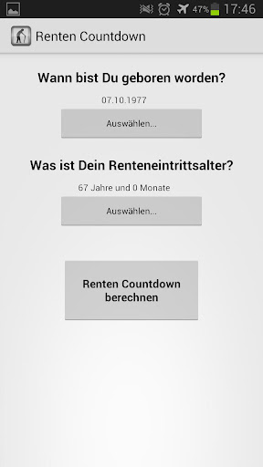 Renten Countdown