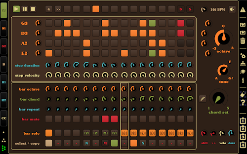 Android application B-Step Sequencer 2 Pro screenshort