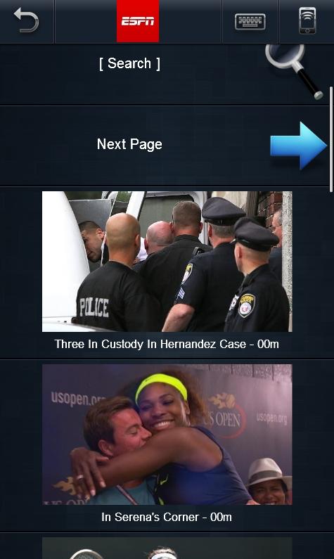   xmote, XBMC Kodi rem control- screenshot  