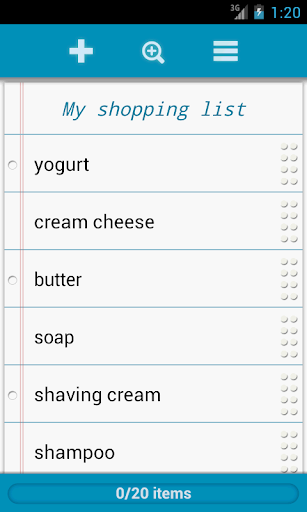 Grocery List