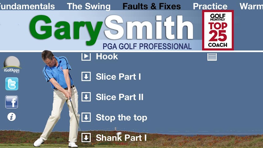 Gary Smith Golf - Long Game Screen 3