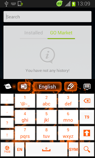 【免費個人化App】橙色火焰鍵盤-APP點子