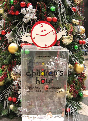 donation box for The Children's Hour