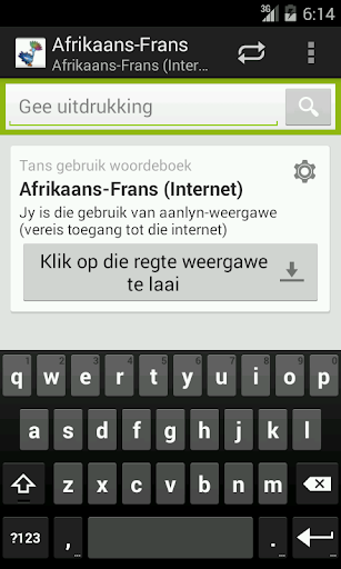 Afrikaans-French Dictionary