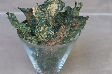 Crispy Parmesan Kale Chips
