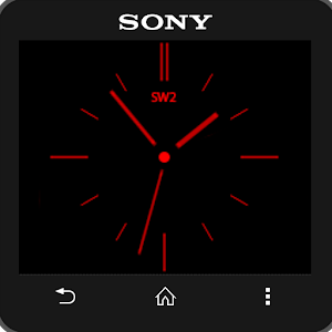 Red Style clock widget.apk 1.0