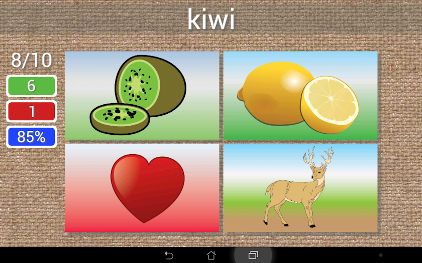 Learn to write Dutch words. Screen 3