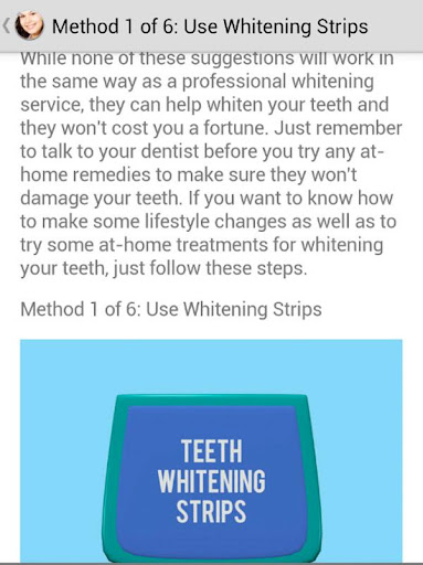 Whiter Teeth at Home