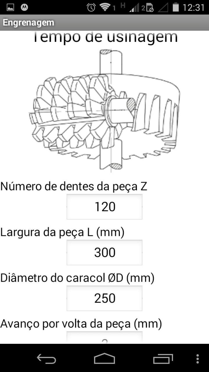 Usinagem Tempo Screen 2