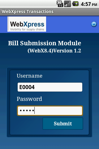 WebXpress Bill Submission 8.4