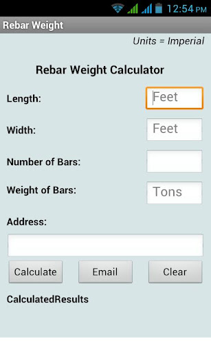 Rebar Weight Calculator