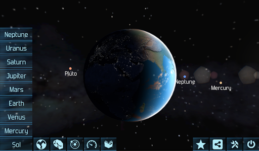 Screenshot Solar System Explorer HD Pro v2.6.17