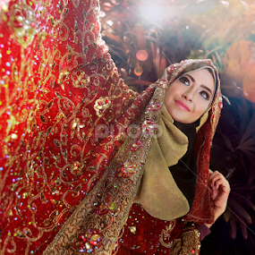 Lovingly RED by Montokz Untitled - People Portraits of Women