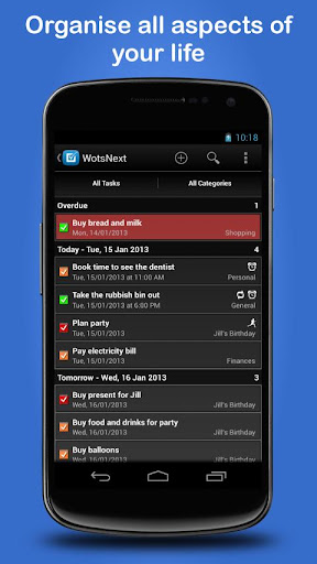 WotsNext - To-do Task List