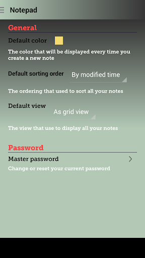 Calendar Note - Notepad