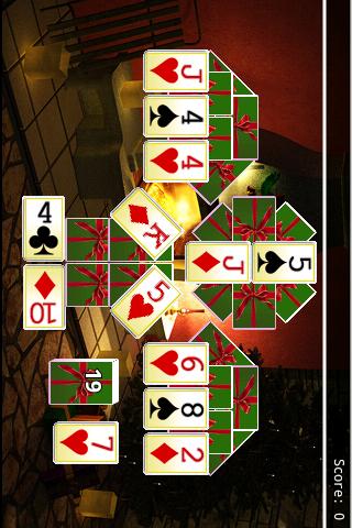 Christmas Tripeaks Screen 2