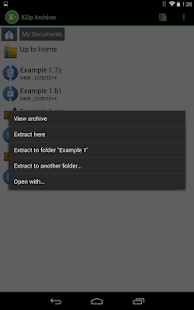  XZip - zip unzip unrar utility screenshot