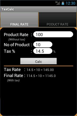 Tax Calculator