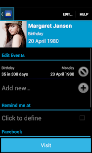 Birthdays - screenshot thumbnail