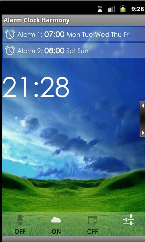 Talking Alarm Clock Harmony v4 Screen 2