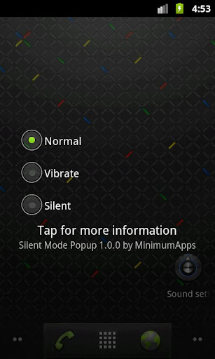 Silent Mode Popup