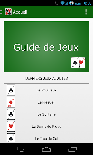 Guide de Jeux de Cartes